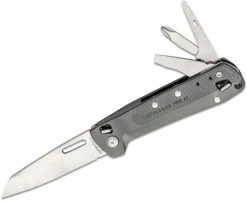 Leatherman 832656 Free 3.3" 420HC SS Plain Blade, 8 Tools, Gray Aluminum Handle -Professional Tool Store LM832656 1 16310.1645649958