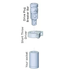 Lock Technology LT1940-3/8 3/8? Kentucky Kicker Shockit Driver Kit -Professional Tool Store LT1940explodedgraphic WEB 69799.1623346062