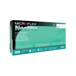 Microflex NPG888XL NeoPro Powder-Free Neoprene Gloves, Green, XL