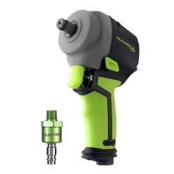 Flexzilla AT1475FZ Pro Mini Impact Wrench, 1/2" Drive, W/ High Flow Swivel Plug