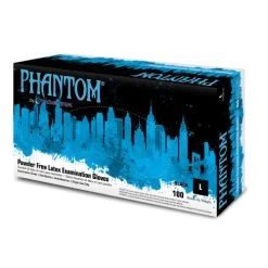 Adenna PHM916 (Large) Phantom 6 Mil Latex Powder Free Exam Gloves, Black (Box Of 100 - Case Of 10 Boxes) -Professional Tool Store Phantom Box New 50664.1676914267