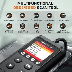 Thinkcar THINKOBD 20 Portable OBD2 Code Reader Diagnostic Scanner (303010002) -Professional Tool Store THINKOBD20 ALT02 1500x1500 98864.1681922243