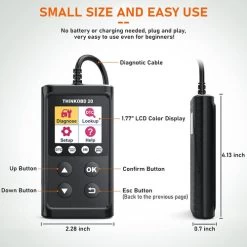 Thinkcar THINKOBD 20 Portable OBD2 Code Reader Diagnostic Scanner (303010002) -Professional Tool Store THINKOBD20 ALT03 1500x1500 35421.1681922244