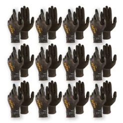 HyFlex Oil & Cut Resistant Knit Gloves With Nitrile Foam Palm Coating (11931060-12) 12 Pack