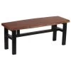 AmeriHome AWLEB46B Acacia Live Edge 46 Inch Bench - Black 1 AmeriHome AWLEB46B Acacia Live Edge 46 Inch Bench - Black -Professional Tool Store awleb46bc 46448.1643902919