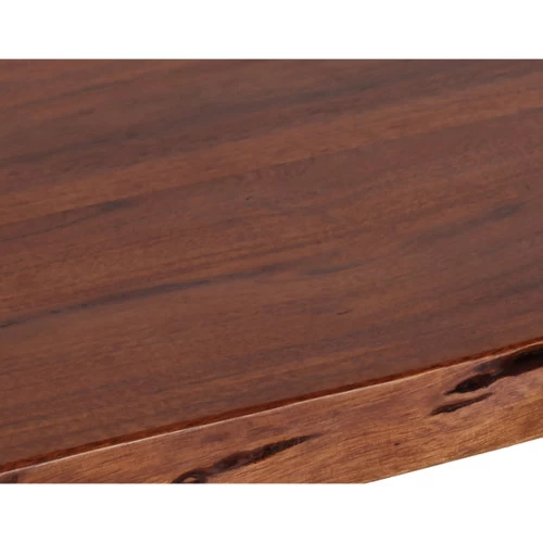 AmeriHome AWLEB46W Acacia Live Edge 46 Inch Bench - White 5 AmeriHome AWLEB46W Acacia Live Edge 46 Inch Bench - White - Image 3