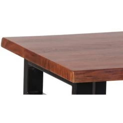 AmeriHome AWLECT46B Acacia Live Edge Trestle Coffee Table -Professional Tool Store awlect46be 11896.1643902979
