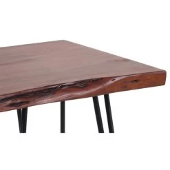 AmeriHome AWLEHPCT Acacia Live Edge Coffee Table With Hair Pin Legs -Professional Tool Store awlehpctc 36136.1643902939