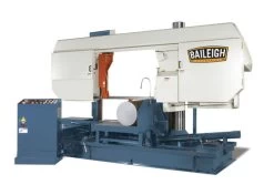 Baileigh 1001709 Semi Automatic Heavy Duty Column Type Band Saw 31.5" Round