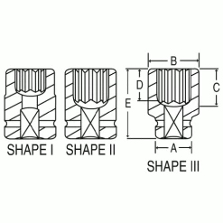 Grey Pneumatic 6372R 1-1/2" Drive X 5-3/8" Standard Length Impact - 12 Point -Professional Tool Store big 12 std tech 70110.1623348556