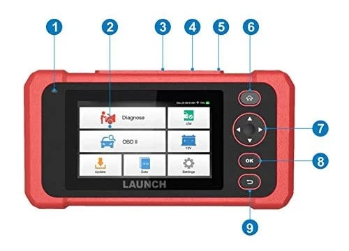 Launch USA 301050455 Millennium Master 5 Touchscreen OBD II Scan Tool 5 Launch USA 301050455 Millennium Master 5 Touchscreen OBD II Scan Tool - Image 3
