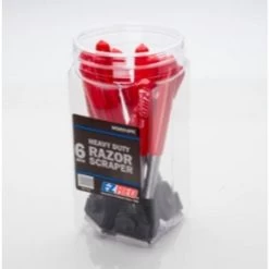 EZ Red MS60010PCK Scraper 6 IN Pack Of 10