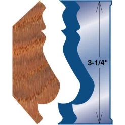 Shop Fox D4727 3-1/4" Crown Mould Moulding Cutter Knives, Set Of 3 -Professional Tool Store d4727 det3 d9a2fc8b66fc87631171ac17a540db89 85161.1641504351