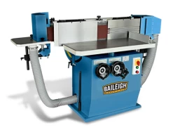Baileigh 1004163 220V Three Phase Edge Sander, 6" X 120" Belt Size, Can Sand