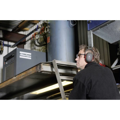 3M X3A Peltor X-Series Over-the-Head Earmuffs, NRR 28 DB, Black/Red 6 3M X3A Peltor X-Series Over-the-Head Earmuffs, NRR 28 DB, Black/Red - Image 4