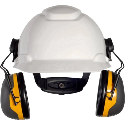 3M X2P3E XSeries CapMount Earmuffs, NRR 24 DB, One Size Fits Most, Black/Yellow 5 3M X2P3E XSeries CapMount Earmuffs, NRR 24 DB, One Size Fits Most, Black/Yellow - Image 3