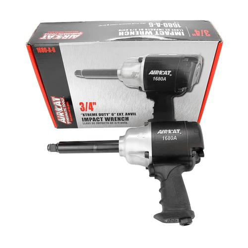 Aircat 1680-A-6 3/4" XTREME DUTY Twin Hammer Impact Wrench With 6 Ext. Anvil 6 Aircat 1680-A-6 3/4" XTREME DUTY Twin Hammer Impact Wrench With 6 Ext. Anvil - Image 4