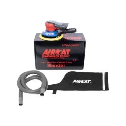 Aircat Dust Pneumatic Orbital Sander 6” With Dust Collection Bag (6700-6-332sv) -Professional Tool Store jb arc 6700 6 332sv 020 84569.1674065536