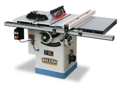 Baileigh 1229614 3HP 220V 1Phase, 10" Professional Cabinet Style Table Saw