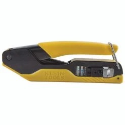 Klein Tools VDV226-005 Compact Pass-Thru Crimper, Modular Crimper For RJ45