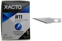 X-Acto X621 #11 Stainless Steel Knife Blades - 100pc -Professional Tool Store x acto x621 100pc no 11ss knife blades main 2015 60092.1602800519 05468.1608562660